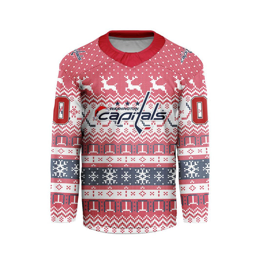 LIMITED EDITION - NEW CUSTOMIZED NHL10 WCP WASHINGTON CAPITALS LONG SLEEVED T-SHIRT