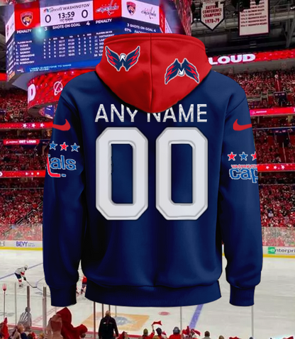 LIMITED EDITION - NEW CUSTOMIZED NHL10 WCP WASHINGTON CAPITALS UNISEX T-SHIRT, POLO, HOODIE & JACKETS