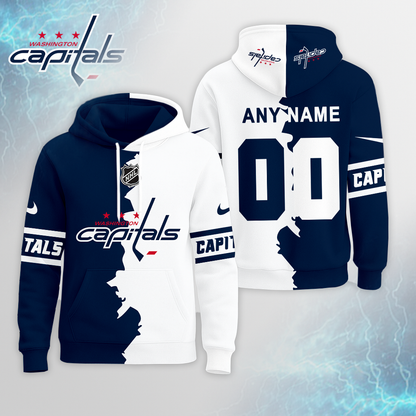 LIMITED EDITION - NEW CUSTOMIZED NHL10 WCP WASHINGTON CAPITALS UNISEX T-SHIRT, POLO, HOODIE & JACKETS