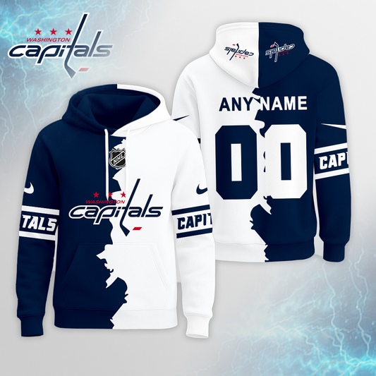 LIMITED EDITION - NEW CUSTOMIZED NHL10 WCP WASHINGTON CAPITALS UNISEX T-SHIRT, POLO, HOODIE & JACKETS