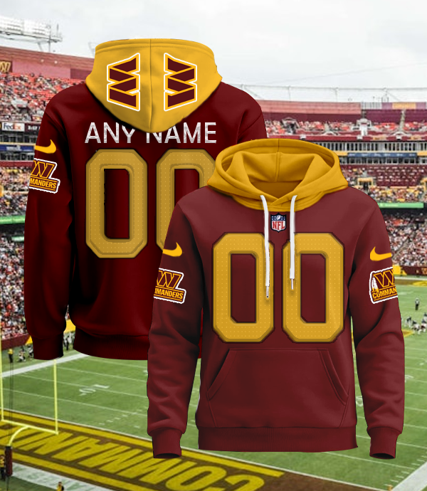 LIMITED EDITION - NEW CUSTOMIZED NFL12 WTC WASHINGTON COMMANDERS UNISEX T-SHIRT, POLO, HOODIE & JACKETS