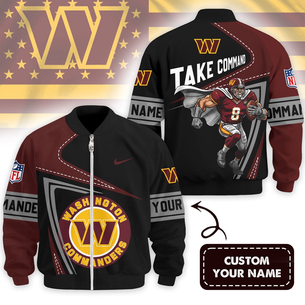 LIMITED EDITION - NEW CUSTOMIZED NFL12 WTC WASHINGTON COMMANDERS UNISEX T-SHIRT, POLO, HOODIE & JACKETS