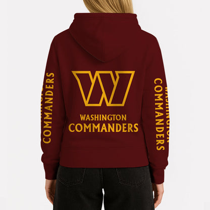 LIMITED EDITION - NEW CUSTOMIZED NFL12 WTC WASHINGTON COMMANDERS UNISEX HOODIE