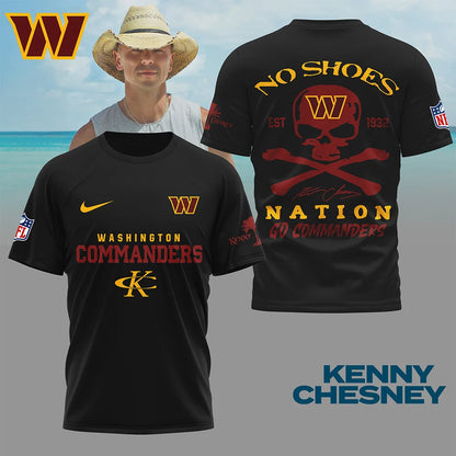 LIMITED EDITION - NEW CUSTOMIZED NFL12 WTC WASHINGTON COMMANDERS T-SHIRT | MULTIPLE COLORS AVAILABLE