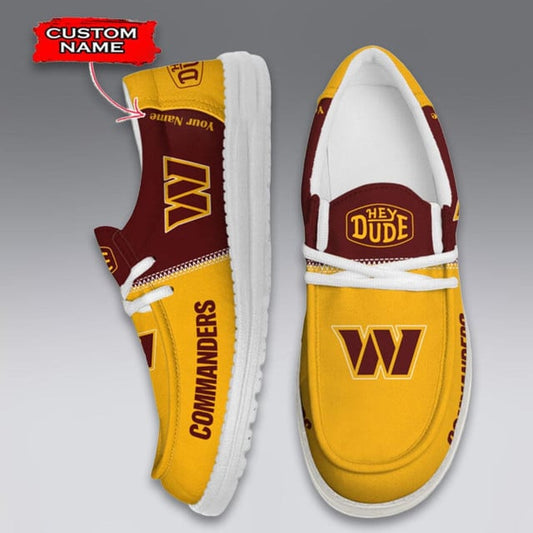 LIMITED EDITION - NEW CUSTOMIZED NFL12 WTC WASHINGTON COMMANDERS LOAFER SHOES