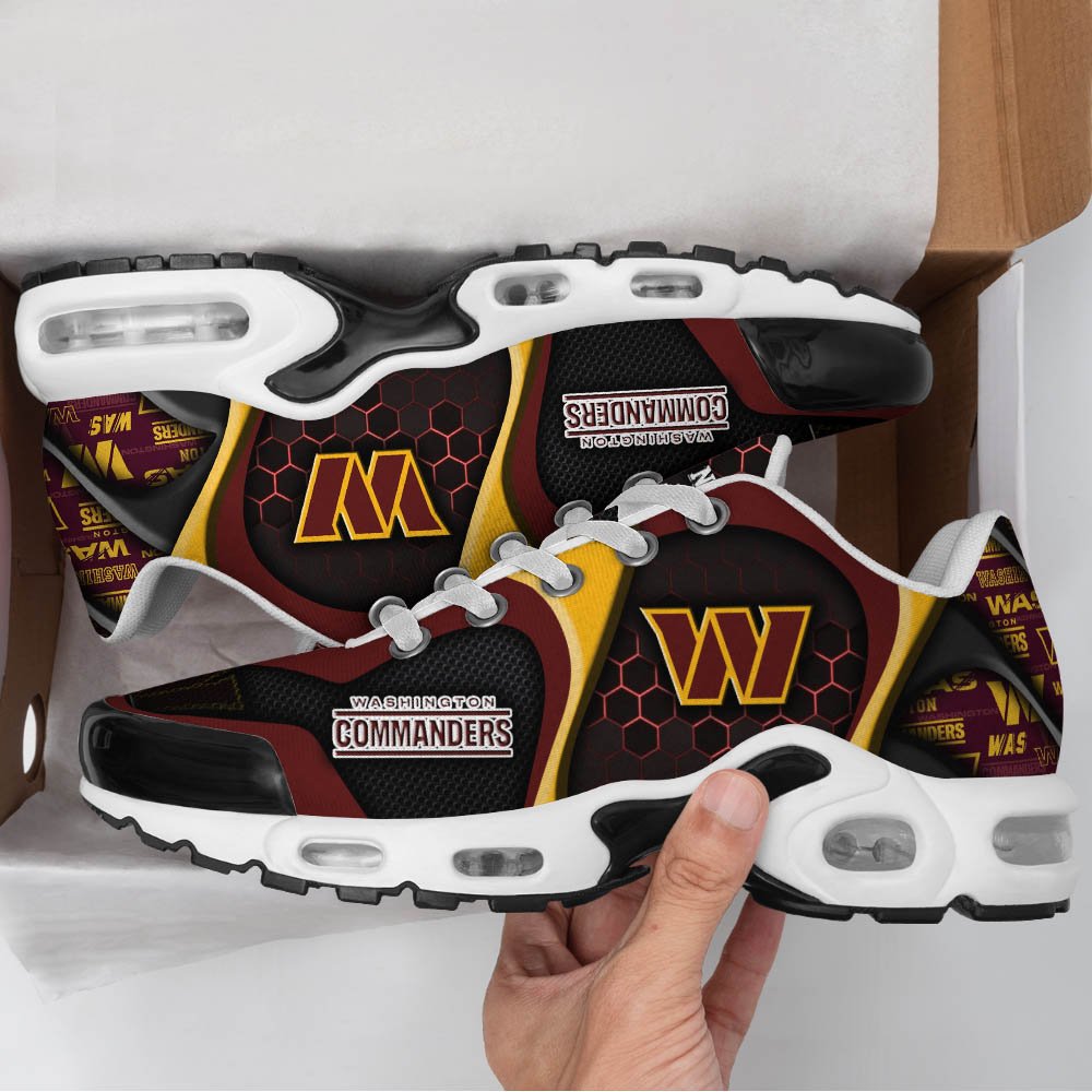 LIMITED EDITION - NEW CUSTOMIZED NFL12 WTC WASHINGTON COMMANDERS UNISEX AIR MAX PLUS SNEAKERS