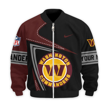 LIMITED EDITION - NEW CUSTOMIZED NFL12 WTC WASHINGTON COMMANDERS UNISEX T-SHIRT, POLO, HOODIE & JACKETS