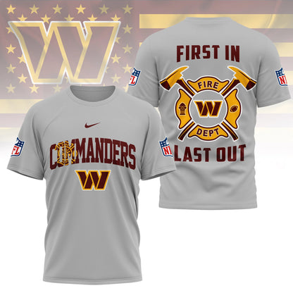 LIMITED EDITION - NEW CUSTOMIZED NFL12 WTC WASHINGTON COMMANDERS T-SHIRT | MULTIPLE COLORS AVAILABLE