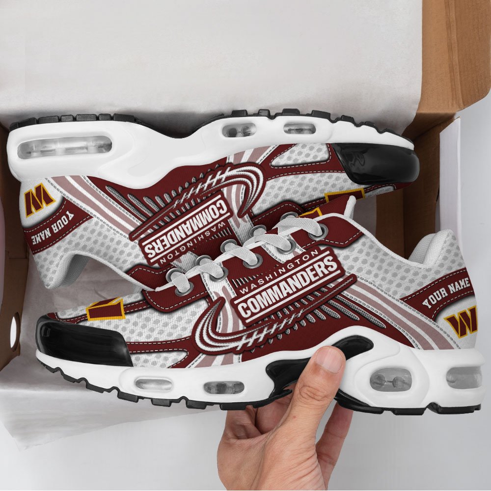 LIMITED EDITION - NEW CUSTOMIZED NFL12 WTC WASHINGTON COMMANDERS UNISEX AIR MAX PLUS SNEAKERS