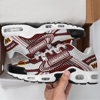 LIMITED EDITION - NEW CUSTOMIZED NFL12 WTC WASHINGTON COMMANDERS UNISEX AIR MAX PLUS SNEAKERS