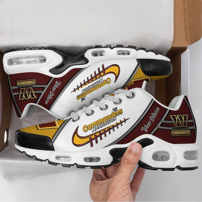 LIMITED EDITION - NEW CUSTOMIZED NFL12 WTC WASHINGTON COMMANDERS UNISEX AIR MAX PLUS SNEAKERS