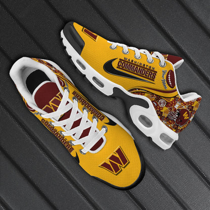 LIMITED EDITION - NEW CUSTOMIZED NFL12 WTC WASHINGTON COMMANDERS UNISEX AIR MAX PLUS SNEAKERS