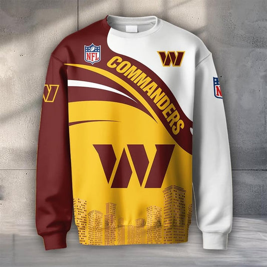 LIMITED EDITION - NEW CUSTOMIZED NFL12 WTC WASHINGTON COMMANDERS UNISEX T-SHIRT, POLO, HOODIE & JACKETS