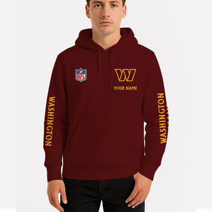 LIMITED EDITION - NEW CUSTOMIZED NFL12 WTC WASHINGTON COMMANDERS UNISEX HOODIE