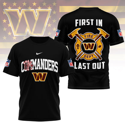 LIMITED EDITION - NEW CUSTOMIZED NFL12 WTC WASHINGTON COMMANDERS T-SHIRT | MULTIPLE COLORS AVAILABLE
