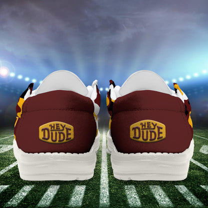LIMITED EDITION - NEW CUSTOMIZED NFL12 WTC WASHINGTON COMMANDERS LOAFER SHOES