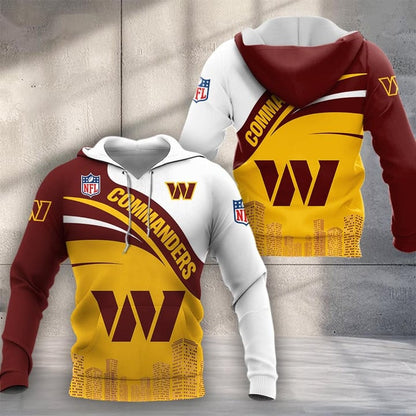 LIMITED EDITION - NEW CUSTOMIZED NFL12 WTC WASHINGTON COMMANDERS UNISEX T-SHIRT, POLO, HOODIE & JACKETS
