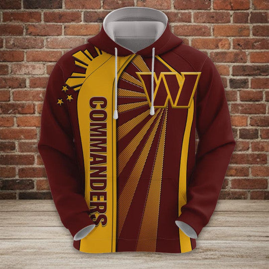 LIMITED EDITION - NEW CUSTOMIZED NFL12 WTC WASHINGTON COMMANDERS UNISEX T-SHIRT, POLO, HOODIE & JACKETS