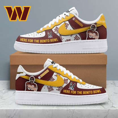 LIMITED EDITION - NEW CUSTOMIZED NFL12 WTC WASHINGTON COMMANDERS SUPER BOWL HALFTIME SHOW AF1 SHOES