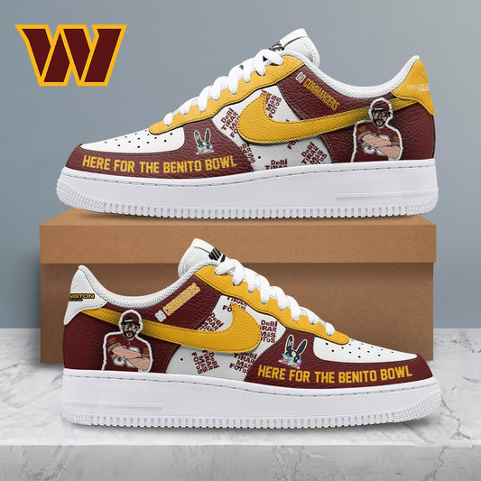 LIMITED EDITION - NEW CUSTOMIZED NFL12 WTC WASHINGTON COMMANDERS SUPER BOWL HALFTIME SHOW AF1 SHOES