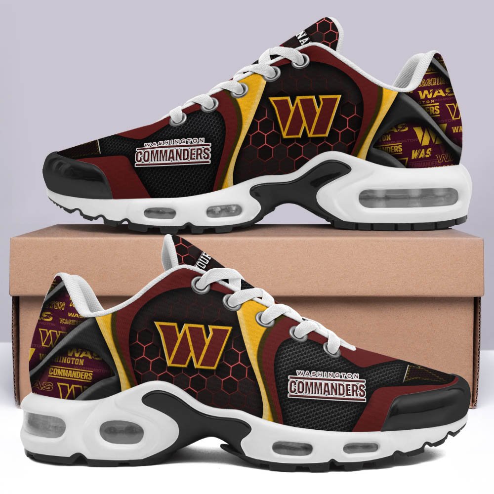 LIMITED EDITION - NEW CUSTOMIZED NFL12 WTC WASHINGTON COMMANDERS UNISEX AIR MAX PLUS SNEAKERS