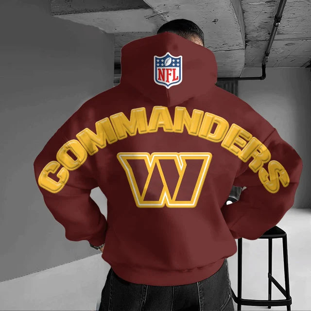 LIMITED EDITION - NEW CUSTOMIZED NFL12 WS COMMANDERS V-NECK BASKETBALL JERSEY, HOODIE, ZIP HOODIE