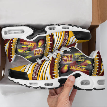 LIMITED EDITION - NEW CUSTOMIZED NFL12 WTC WASHINGTON COMMANDERS UNISEX AIR MAX PLUS SNEAKERS