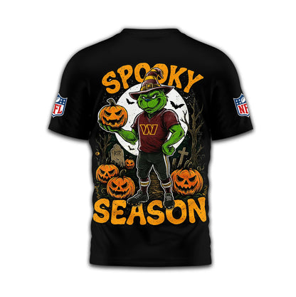 LIMITED EDITION - NEW CUSTOMIZED NFL12 WTC WASHINGTON COMMANDERS x SPOOKY SEASON T-SHIRT, HOODIE, ZIP HOODIE