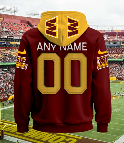 LIMITED EDITION - NEW CUSTOMIZED NFL12 WTC WASHINGTON COMMANDERS UNISEX T-SHIRT, POLO, HOODIE & JACKETS