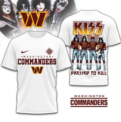LIMITED EDITION - NEW CUSTOMIZED NFL12 WTC WASHINGTON COMMANDERS T-SHIRT | MULTIPLE COLORS AVAILABLE