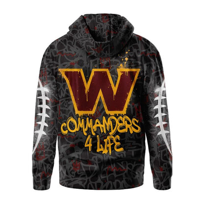 LIMITED EDITION - NEW CUSTOMIZED NFL12 WTC WASHINGTON COMMANDERS UNISEX T-SHIRT, POLO, HOODIE & JACKETS