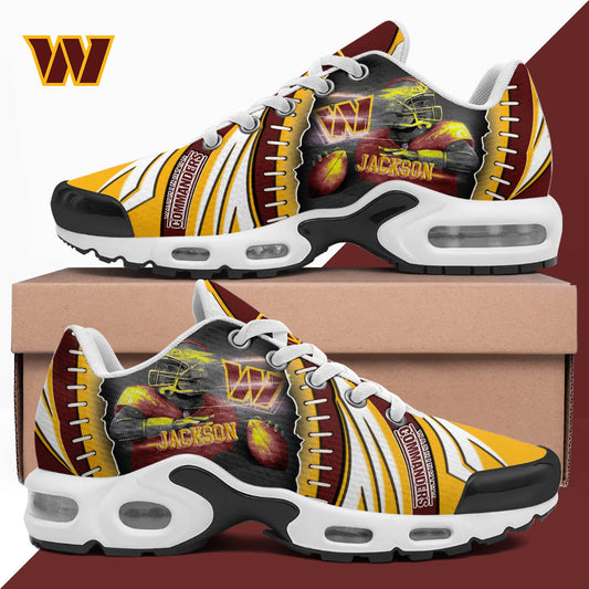 LIMITED EDITION - NEW CUSTOMIZED NFL12 WTC WASHINGTON COMMANDERS UNISEX AIR MAX PLUS SNEAKERS