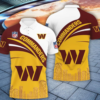 LIMITED EDITION - NEW CUSTOMIZED NFL12 WTC WASHINGTON COMMANDERS UNISEX T-SHIRT, POLO, HOODIE & JACKETS