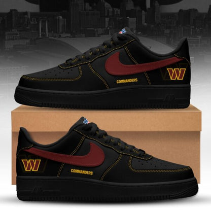 LIMITED EDITION - NEW CUSTOMIZED NFL12 WTC WASHINGTON COMMANDERS AF1 SNEAKERS