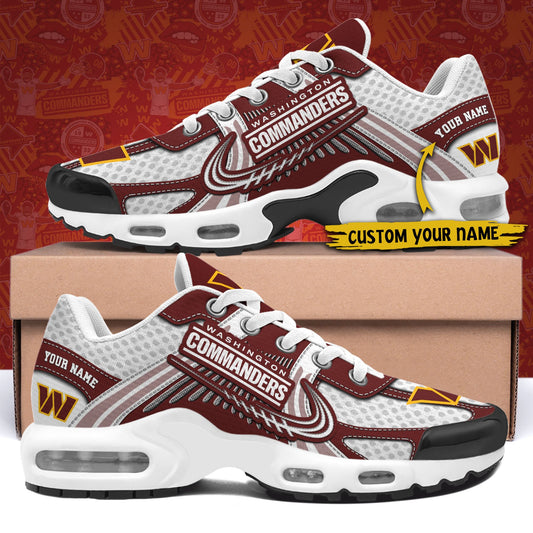 LIMITED EDITION - NEW CUSTOMIZED NFL12 WTC WASHINGTON COMMANDERS UNISEX AIR MAX PLUS SNEAKERS