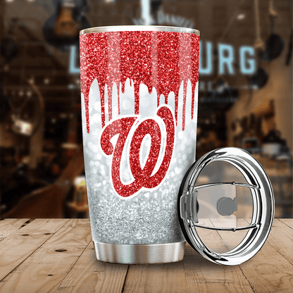 LIMITED EDITION - NEW CUSTOMIZED MLB28 WA NATIONALS TUMBLER CUP