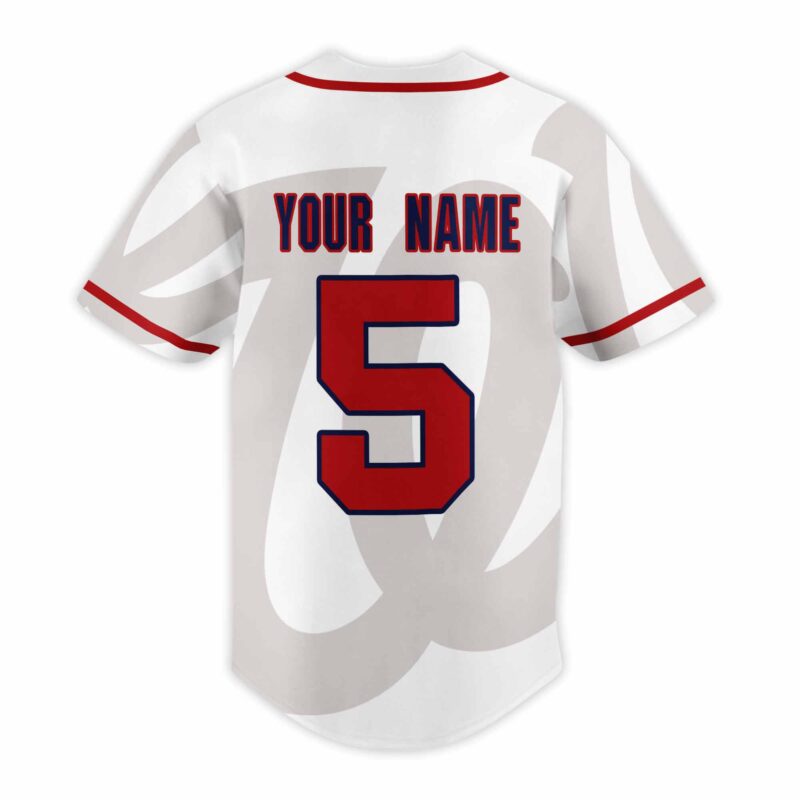 LIMITED EDITION - NEW CUSTOMIZED MLB28 WNS WASHINGTON NATIONALS BASEBALL JERSEY