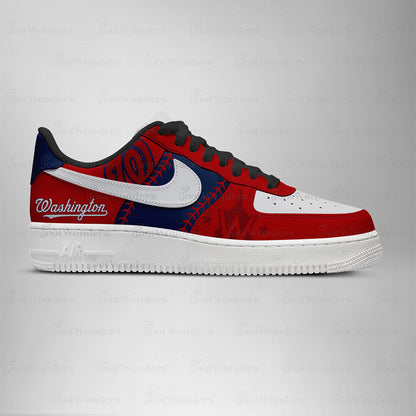 LIMITED EDITION - NEW CUSTOMIZED MLB28 WA NATIONALS AF1 SHOES