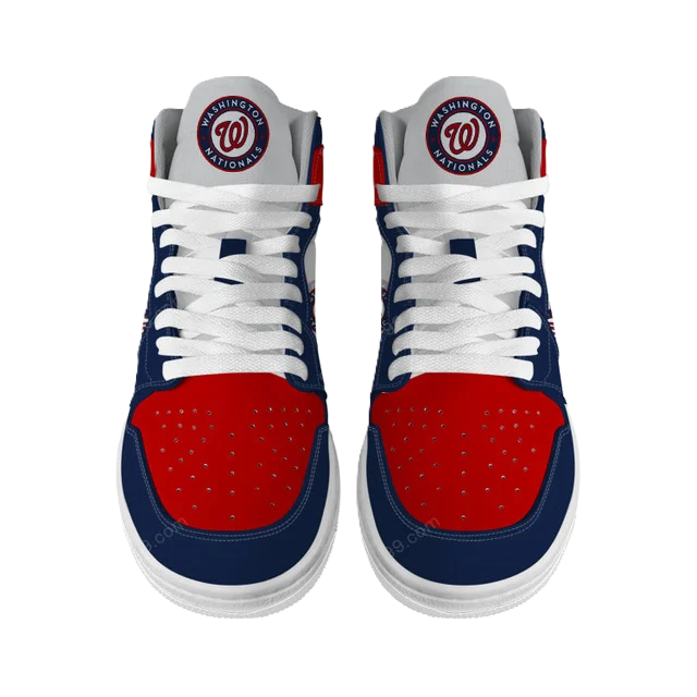 LIMITED EDITION - NEW CUSTOMIZED MLB28 WA NATIONALS AIR JORDAN SNEAKERS