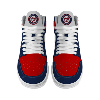 LIMITED EDITION - NEW CUSTOMIZED MLB28 WA NATIONALS AIR JORDAN SNEAKERS