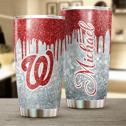 LIMITED EDITION - NEW CUSTOMIZED MLB28 WA NATIONALS TUMBLER CUP