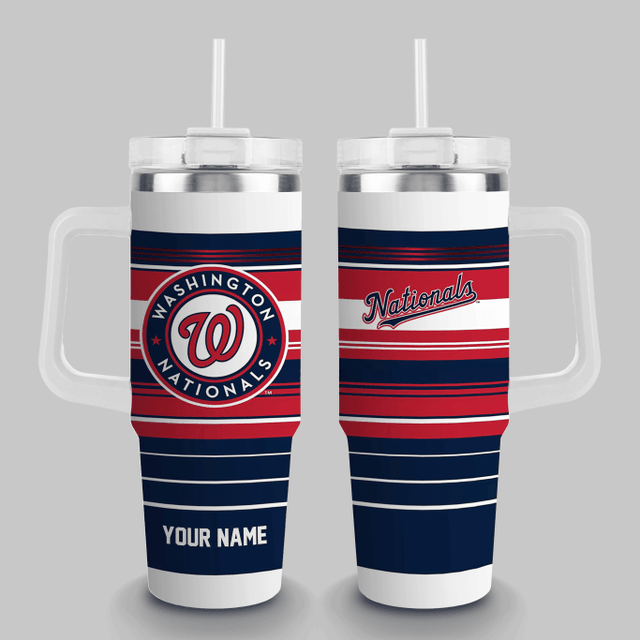 LIMITED EDITION - NEW CUSTOMIZED MLB28 WA NATIONALS TUMBLER CUP