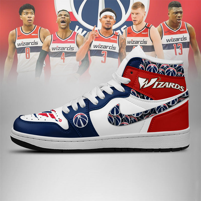 [HOT DEAL] NEW CUSTOMIZED NBA28 WWI WASHINGTON WIZARDS AIR JORDAN SNEAKERS