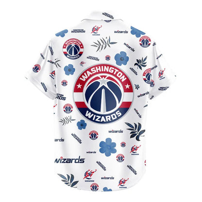 LIMITED EDITION - NEW CUSTOMIZED NBA28 WWI WASHINGTON WIZARDS UNISEX HAWAIIAN SHIRT & SHORTS SET