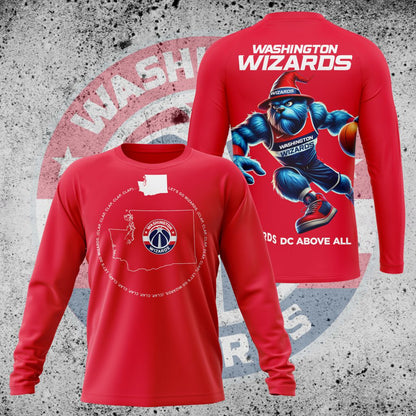LIMITED EDITION - NEW CUSTOMIZED NBA28 WW WASHINGTON WIZARDS UNISEX T-SHIRT, POLO, HOODIE & JACKETS