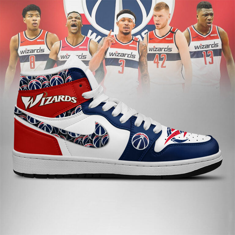 [HOT DEAL] NEW CUSTOMIZED NBA28 WWI WASHINGTON WIZARDS AIR JORDAN SNEAKERS