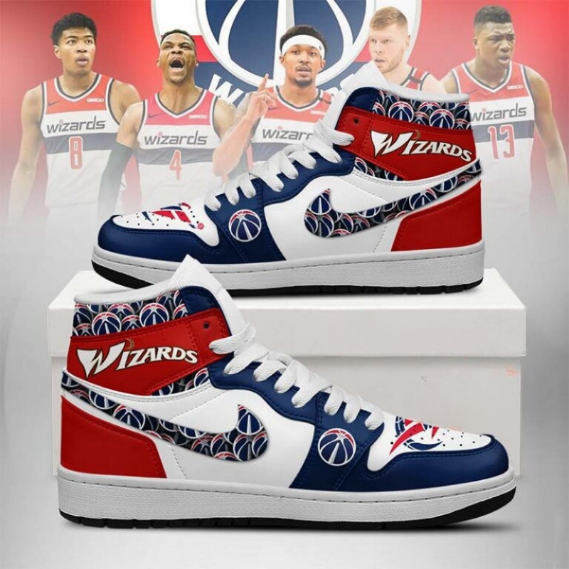 [HOT DEAL] NEW CUSTOMIZED NBA28 WWI WASHINGTON WIZARDS AIR JORDAN SNEAKERS