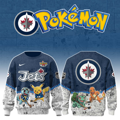 LIMITED EDITION - NEW CUSTOMIZED NHL21 WPJ WINNIPEG JETS X POKÉMON T-SHIRT, SWEATSHIRT, HOODIE & ZIP HOODIE