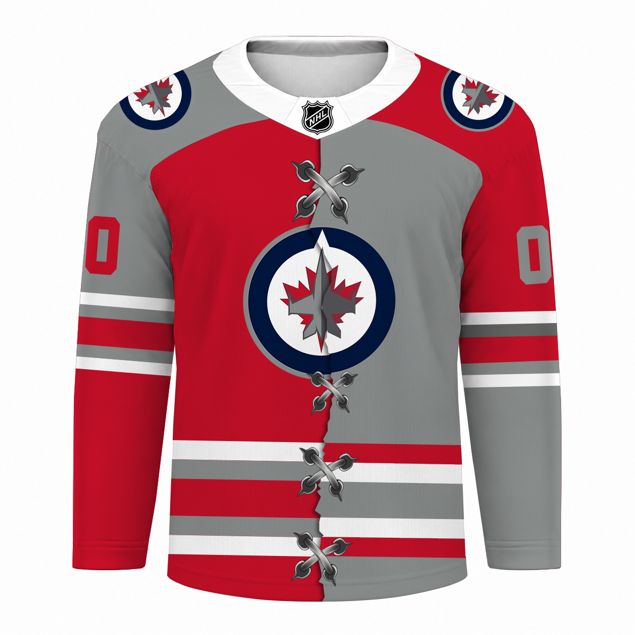 [SUPER SALE] NEW CUSTOMIZED NHL21 WPJ WINNIPEG JETS UNISEX HOCKEY JERSEY