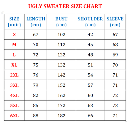LIMITED EDITION - NEW CUSTOMIZED NHL06 NJD NEW JERSEY DEVILS UGLY SWEATER